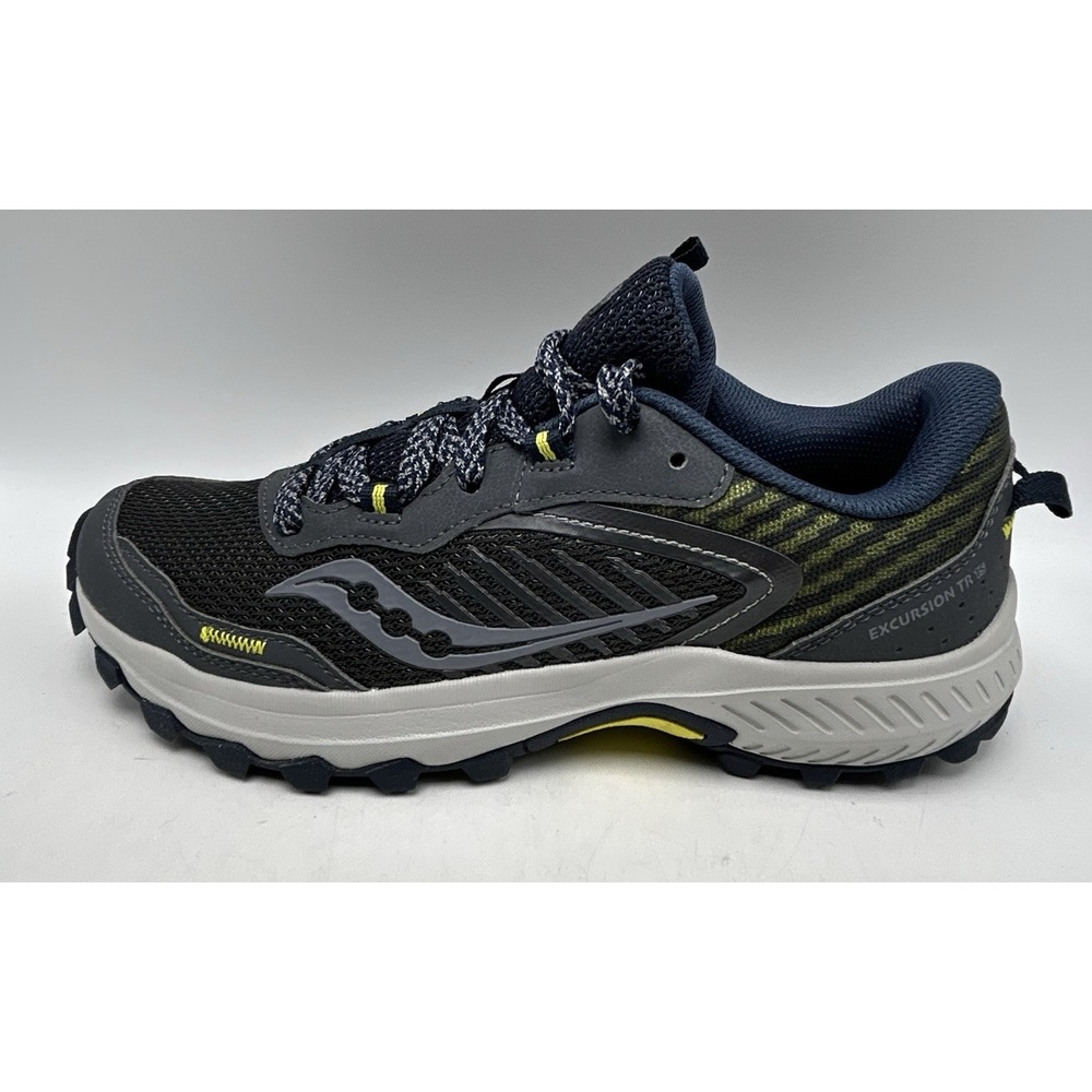 Saucony Excursion Sneakers Womens 8 TR15 Shoes Gray Blue Trail Running S10668-16